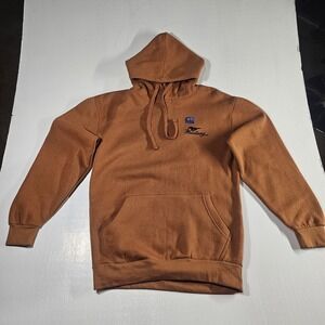 1969 Ford Mustang Orange hoodie men's small Vintage And Classic American Muscle